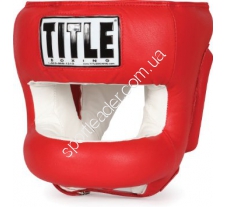 Шлем Title Boxing Face Protector красный 5057 купить в интернет магазине СпортЛидер