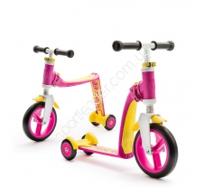 Самокат Scoot and Ride SR-216272-Pink-Yellow купить в интернет магазине СпортЛидер