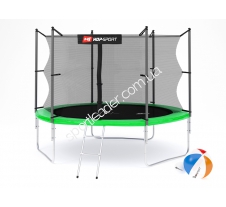 Батут Hop-Sport 10 ft 3 ноги green внутренняя сетк купить в интернет магазине СпортЛидер