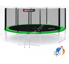 Батут Hop-Sport 16 ft green внешняя сетка купить в интернет магазине СпортЛидер