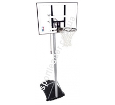 Баскетбольная стойка Spalding Silver 44 Rectangle купить в интернет магазине СпортЛидер