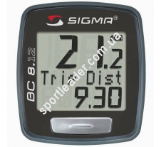 Велокомпьютер Sigma Sport BC 8.12 купить в интернет магазине СпортЛидер