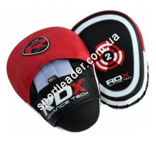 Лапы боксёрские RDX Gel Focus Red купить в интернет магазине СпортЛидер