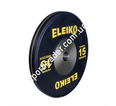 Олимпийский тренировочный диск Eleiko 3001121-15 купить в интернет магазине СпортЛидер