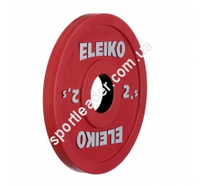 Олимпийский диск 2,5 кг Eleiko 124-0025R купить в интернет магазине СпортЛидер