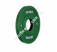 Олимпийский диск 1,0 кг Eleiko 124-0010R купить в интернет магазине СпортЛидер